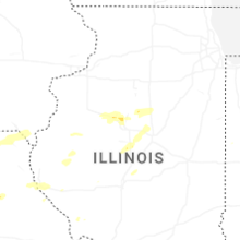 Regional Hail Map for Peoria, IL - Tuesday, September 15, 2026