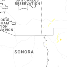 Regional Hail Map for Douglas, AZ - Thursday, September 17, 2026