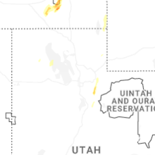 Regional Hail Map for Salt Lake City, UT - Thursday, September 17, 2026
