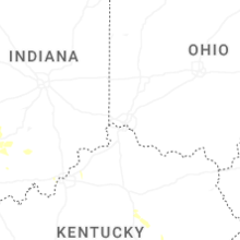 Regional Hail Map for Cincinnati, OH - Friday, September 18, 2026