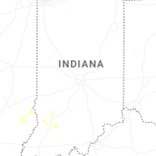 Regional Hail Map for Indianapolis, IN - Friday, September 18, 2026