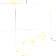 Regional Hail Map for Amarillo, TX - Saturday, September 19, 2026