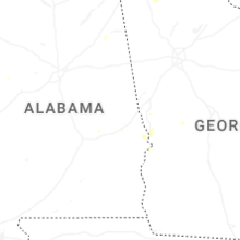 Regional Hail Map for Auburn, AL - Saturday, September 19, 2026