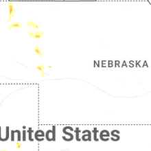 Regional Hail Map for North Platte, NE - Saturday, September 19, 2026