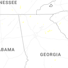 Regional Hail Map for Atlanta, GA - Sunday, September 20, 2026