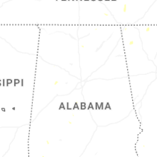 Regional Hail Map for Birmingham, AL - Sunday, September 20, 2026