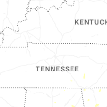 Regional Hail Map for Nashville, TN - Sunday, September 20, 2026