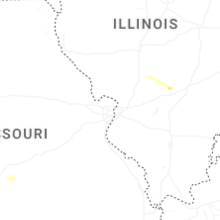 Regional Hail Map for Saint Louis, MO - Sunday, September 20, 2026