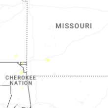 Regional Hail Map for Springfield, MO - Sunday, September 20, 2026