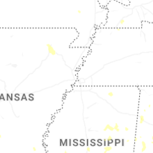 Regional Hail Map for Memphis, TN - Monday, September 21, 2026