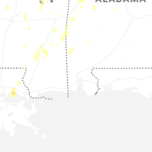 Regional Hail Map for Mobile, AL - Monday, September 21, 2026
