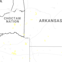 Regional Hail Map for Nashville, AR - Monday, September 21, 2026