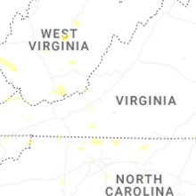 Regional Hail Map for Roanoke, VA - Monday, September 21, 2026