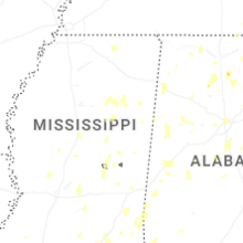 Regional Hail Map for Starkville, MS - Monday, September 21, 2026
