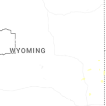 Regional Hail Map for Casper, WY - Tuesday, September 22, 2026