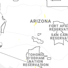 Regional Hail Map for Phoenix, AZ - Wednesday, September 23, 2026