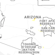 Regional Hail Map for Phoenix, AZ - Thursday, September 24, 2026