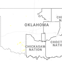 Regional Hail Map for Oklahoma City, OK - Saturday, September 26, 2026