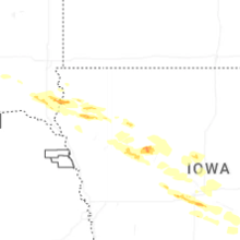 Regional Hail Map for Storm Lake, IA - Thursday, October 8, 2026