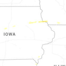 Regional Hail Map for Cedar Rapids, IA - Tuesday, October 13, 2026