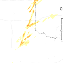 Regional Hail Map for Childress, TX - Tuesday, October 13, 2026