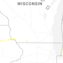 Regional Hail Map for Madison, WI - Tuesday, October 13, 2026