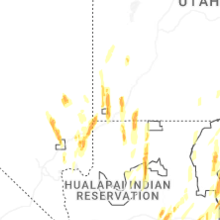 Regional Hail Map for Saint George, UT - Wednesday, October 21, 2026