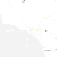 Regional Hail Map for Los Angeles, CA - Thursday, October 22, 2026