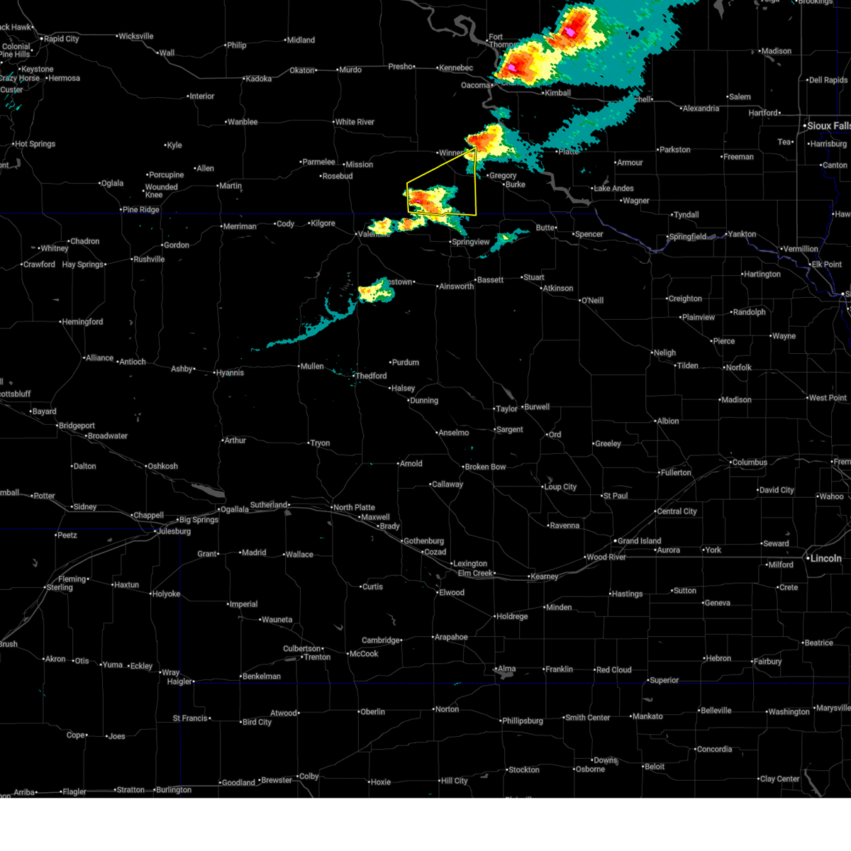 Interactive Hail Maps - Hail Map for Colome, SD