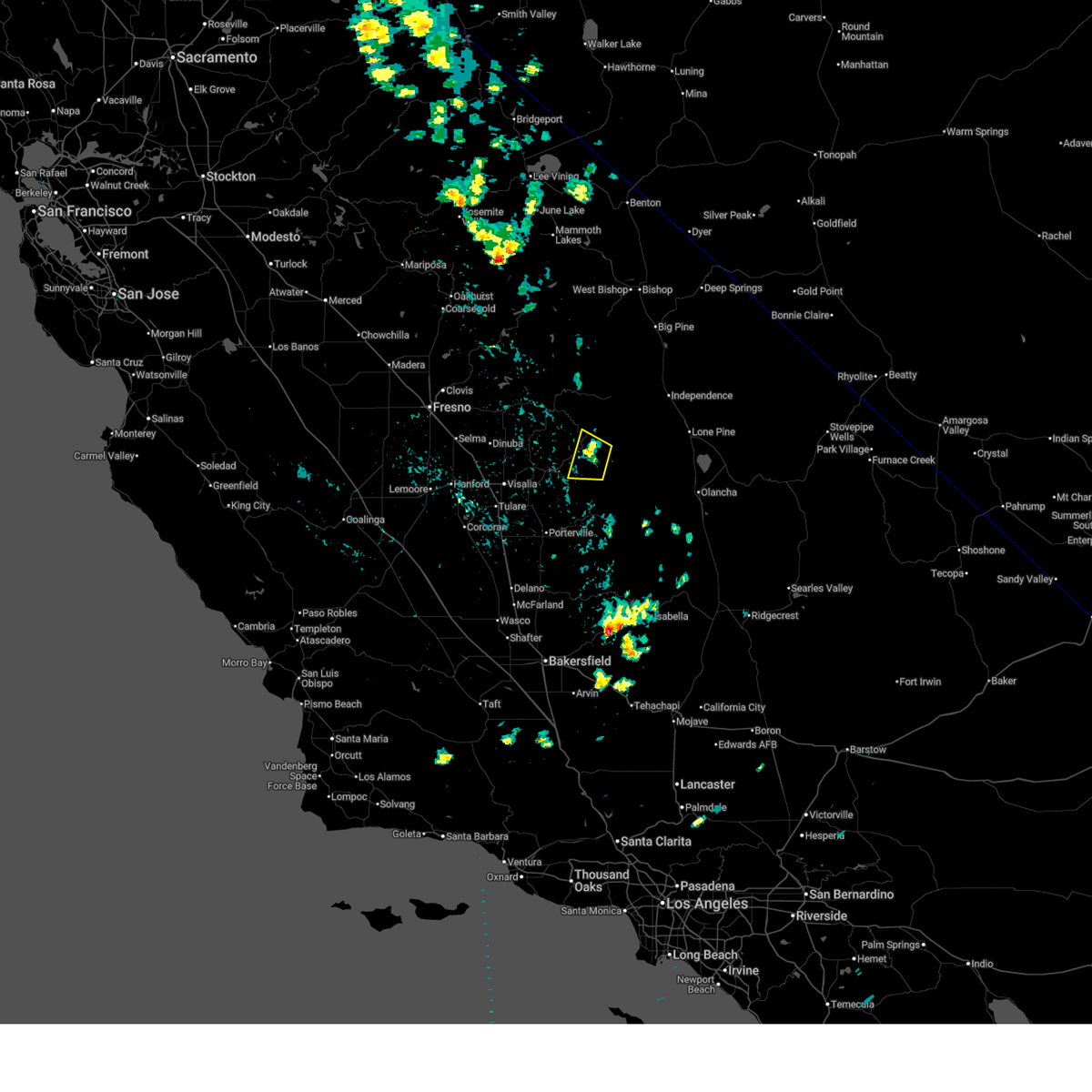 Three Rivers Tx Weather Map Interactive Hail Maps - Hail Map for Three Rivers, CA