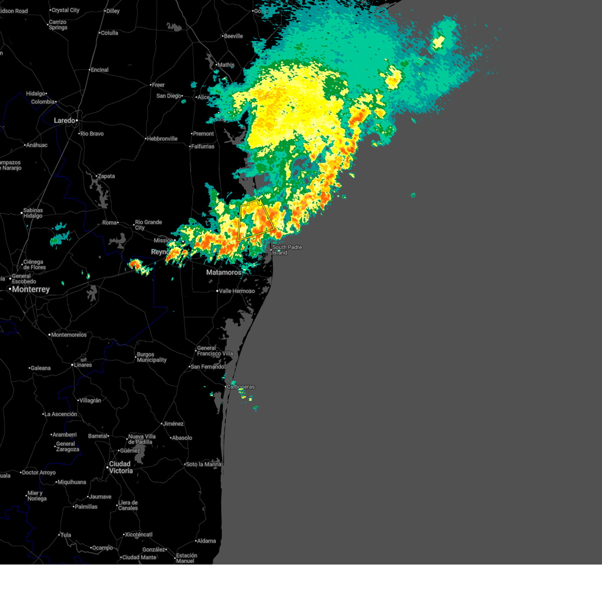 Interactive Hail Maps - Hail Map for Rio Hondo, TX