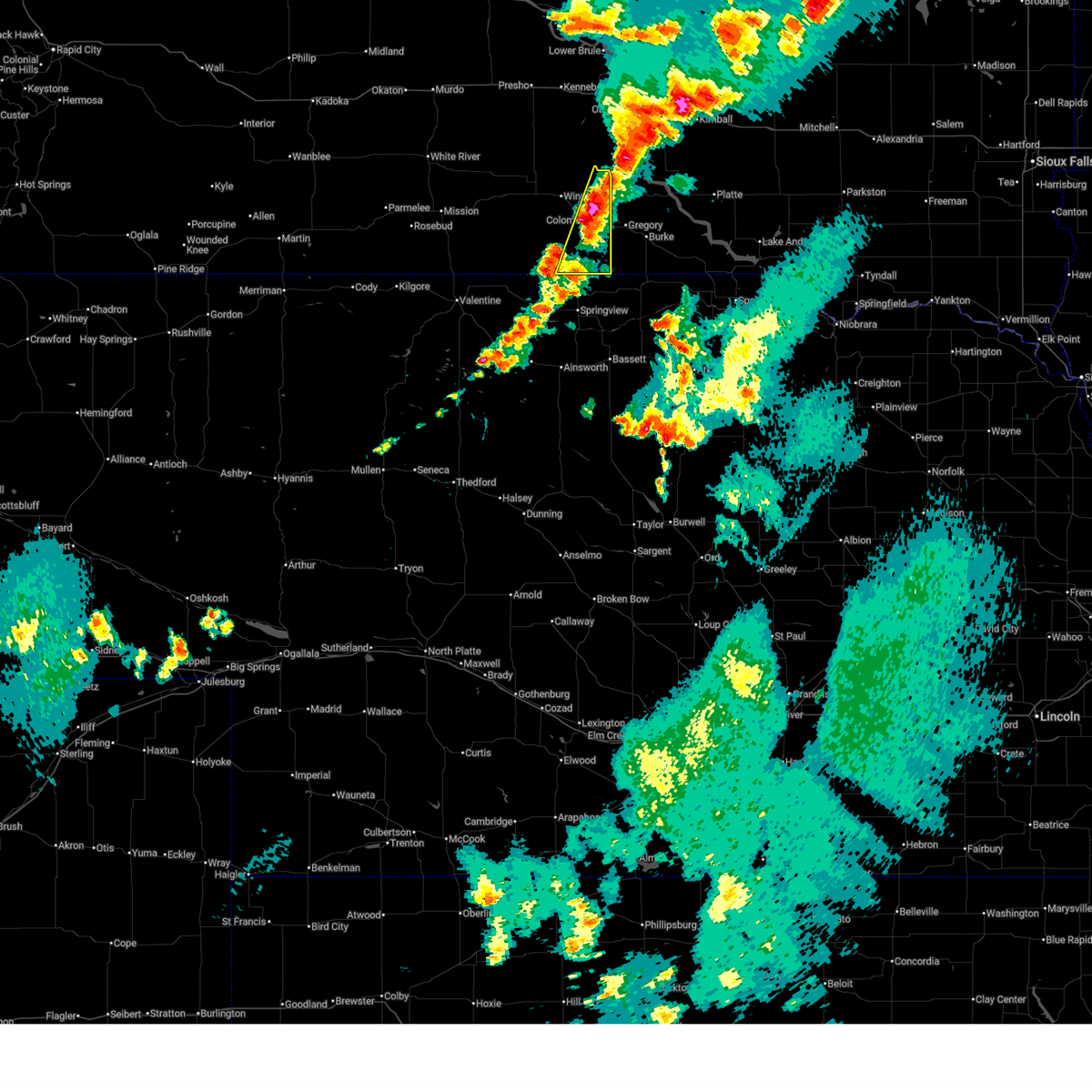 Interactive Hail Maps - Hail Map for Colome, SD