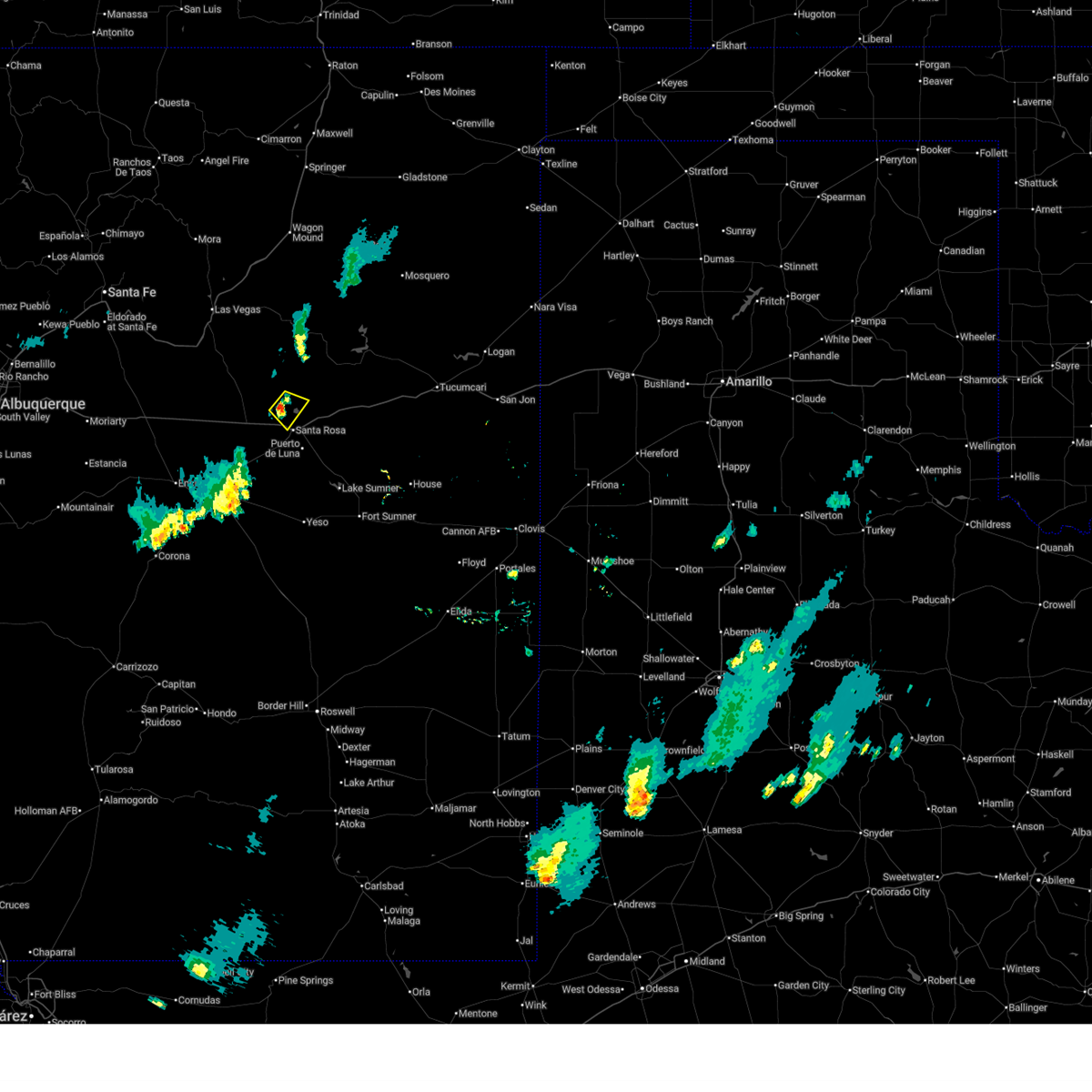 Interactive Hail Maps - Hail Map for Santa Rosa, NM