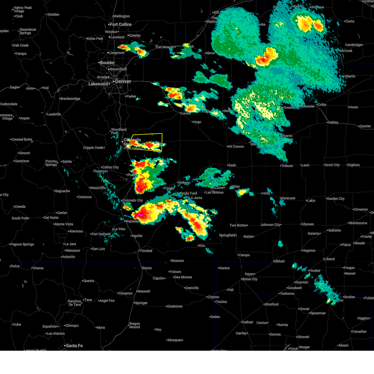 Hail R. Radar Interactive Hail Maps - Hail Map for Fountain, CO