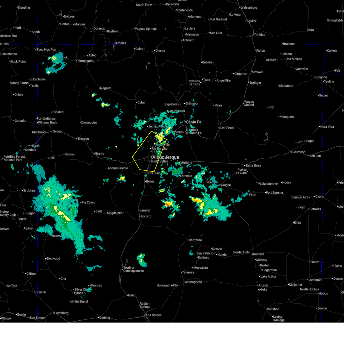 Interactive Hail Maps - Hail Map for Albuquerque, NM
