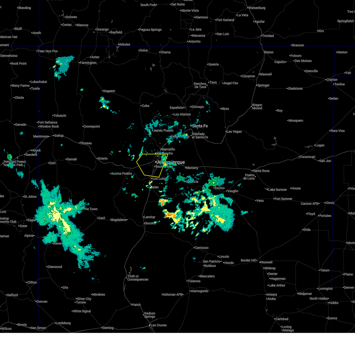 Interactive Hail Maps - Hail Map for Albuquerque, NM