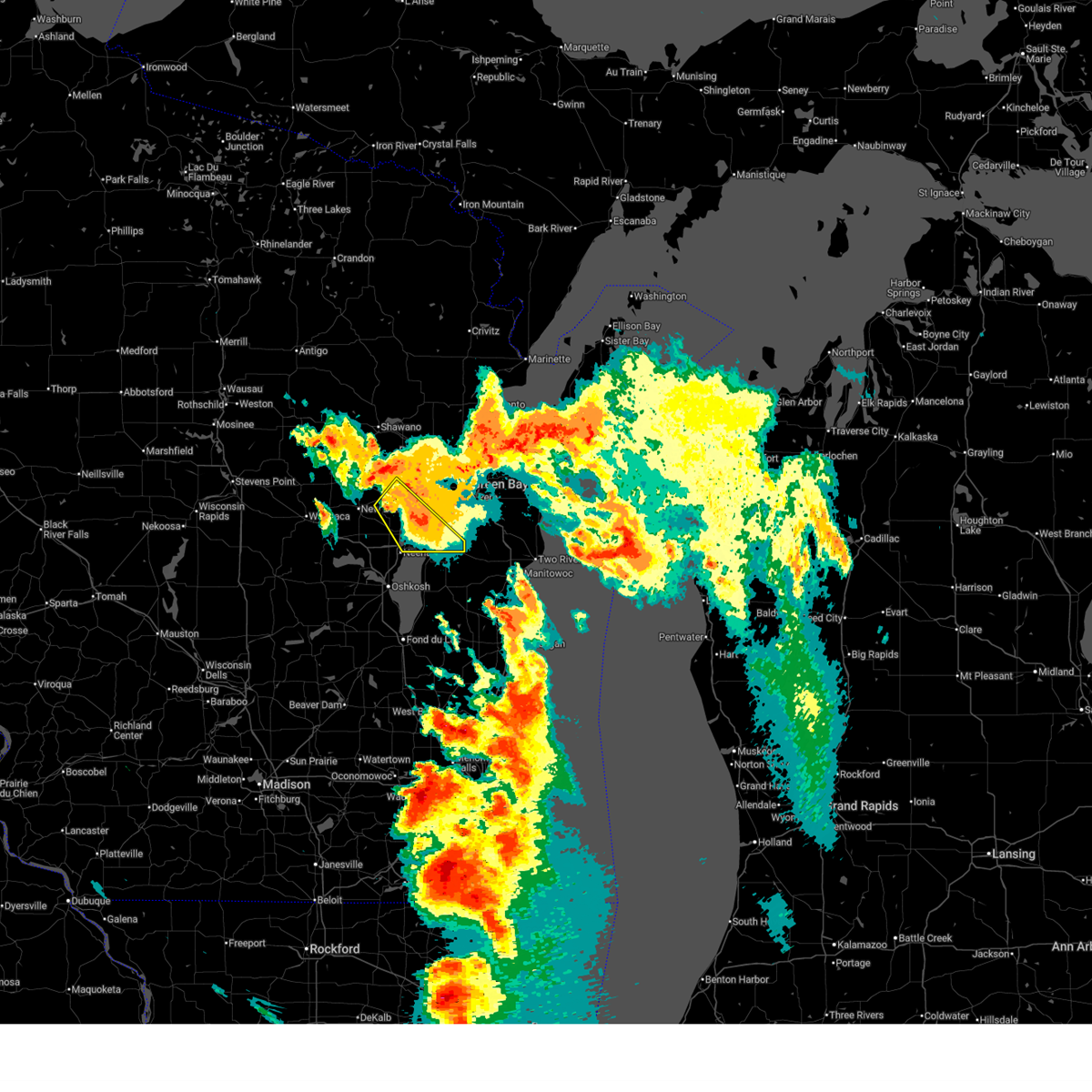 Interactive Hail Maps - Hail Map for Appleton, WI