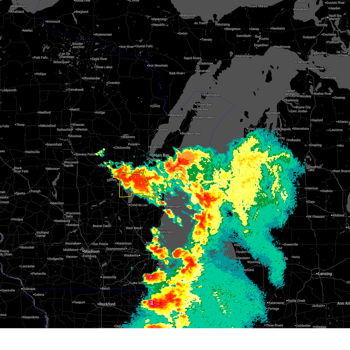 Interactive Hail Maps - Hail Map for Appleton, WI