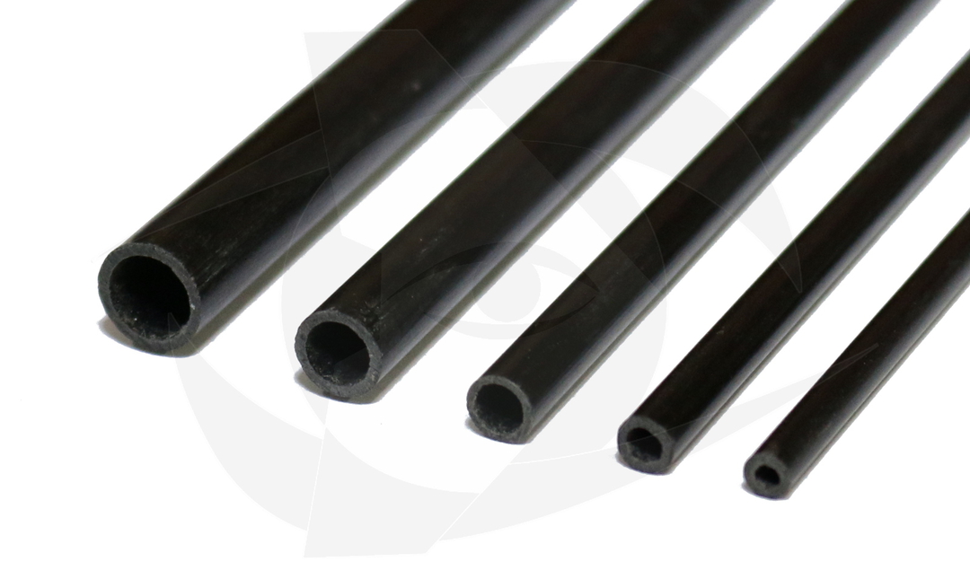 Carbon Fiber Tube 4mm x 2.5mm, 1m Long [4X2.5X1MCFTUBE] 2.49