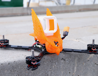 STRIX Screech-R Owl Jolson GoPro Pod - Orange/White