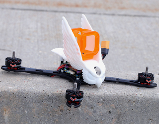 STRIX Screech-R Owl Jolson GoPro Pod - White/Orange