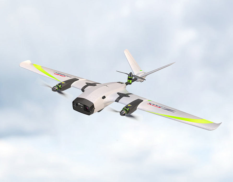 OMP Hobby ZMO VTOL FPV Airplane BNF + Radio - RMRC