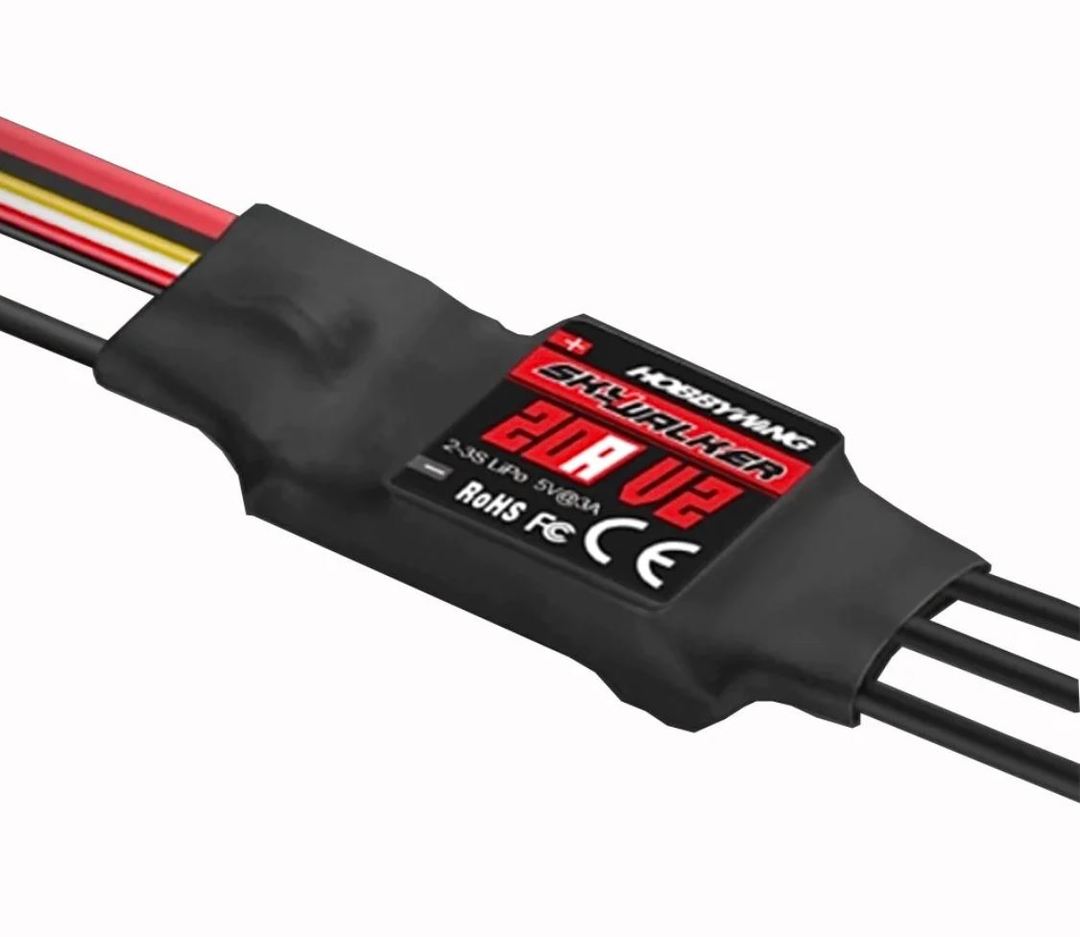 Hobbywing Skywalker 20A V2 ESC –High-Efficiency Airplane ESC - RMRC