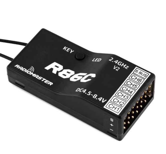 RadioMaster R86C V2 6ch Multi-Protocol Receiver - RMRC