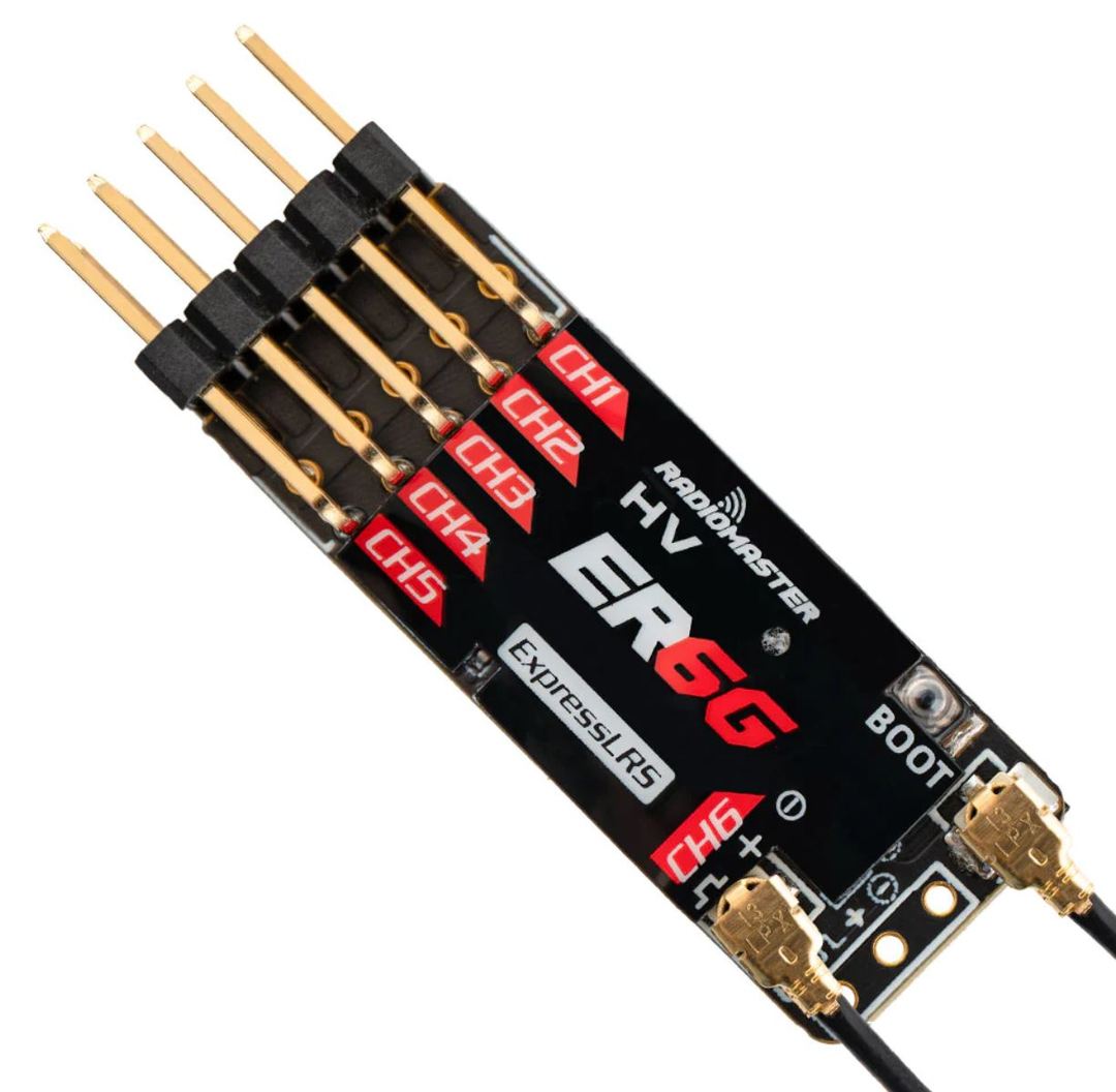 RadioMaster ER6G 2.4GHz PWM 6CH ELRS Receiver - RMRC