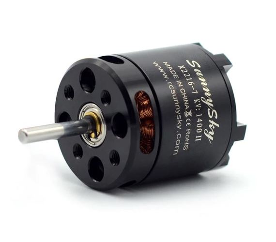 SunnySky X2216 1400KV Brushless Motor (Long Shaft Version) - RMRC