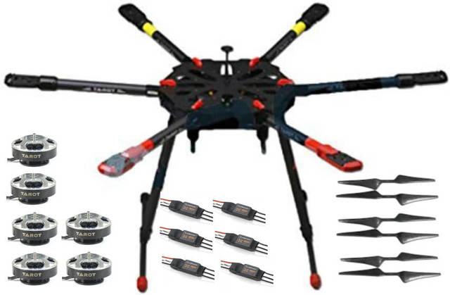 Tarot X6 6-Axis Hexacopter Super Combo - Aerial Photography