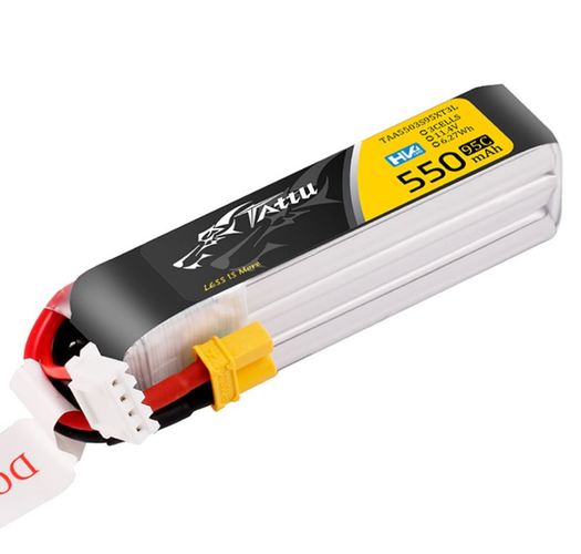 Tattu 550mAh 3S 95C LiPo Battery - XT30 Plug - RMRC