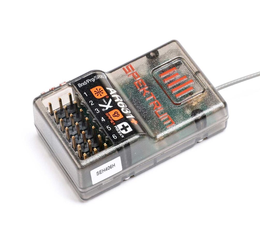 アリゾーページ Spektrum AR631+ DSMX 6-Channel AS3X+ & SAFE Receiver - RMRC