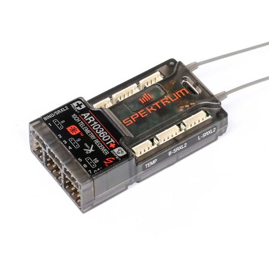 Spektrum AR10360T+ 10-Channel DSMX AS3X+ SAFE Receiver - RMRC